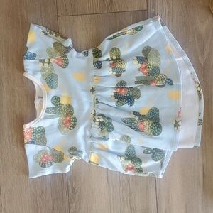 Apple parks girls joshua tree printed dress